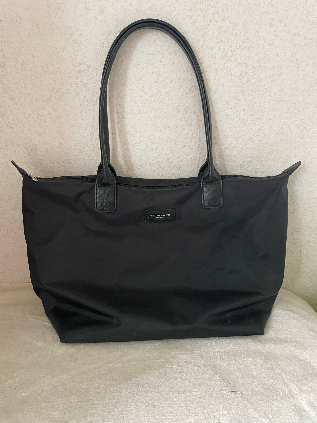 Flora&co tas- Ideaal voor School en Laptop, Sieraden, Tassen en Uiterlijk, Tassen | Damestassen, Ophalen, Gebruikt, Zwart, Shopper