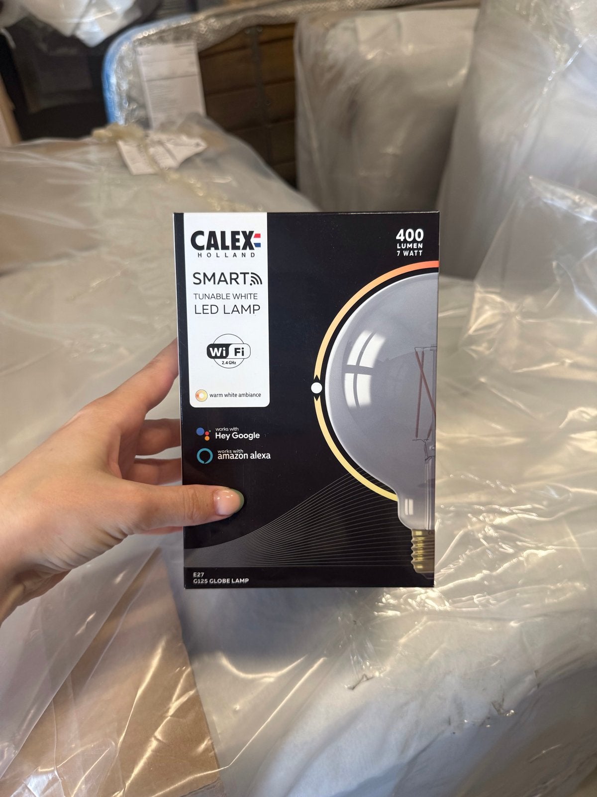 Calex Smart Tunable White LED Lamp E27 Globe, Ophalen of Verzenden, Nieuw