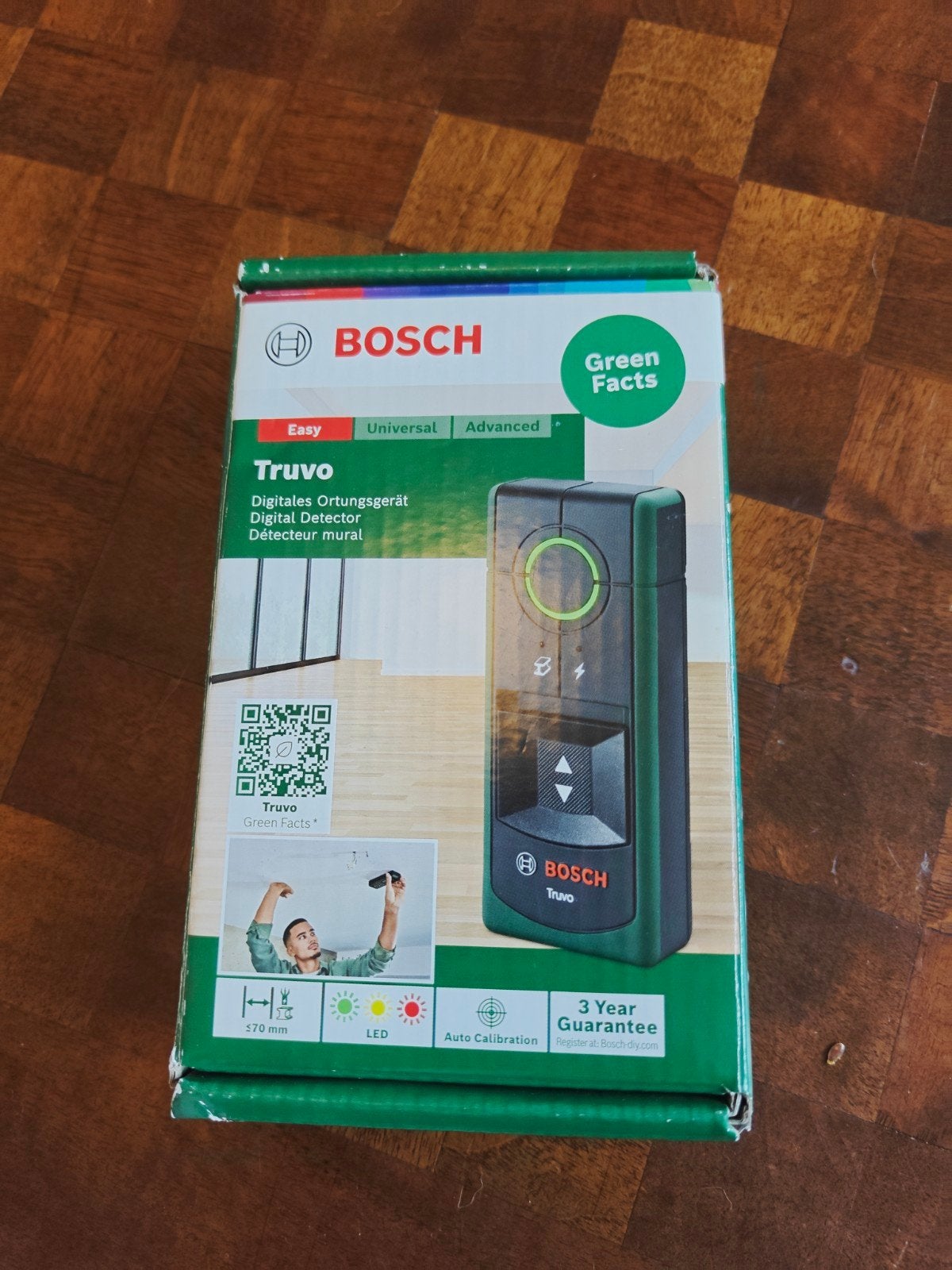 Bosch Truvo Elektriciteit- en Leidingzoeker - Nieuwstaat, Doe-het-zelf en Verbouw, Meetapparatuur, Ophalen of Verzenden, Zo goed als nieuw
