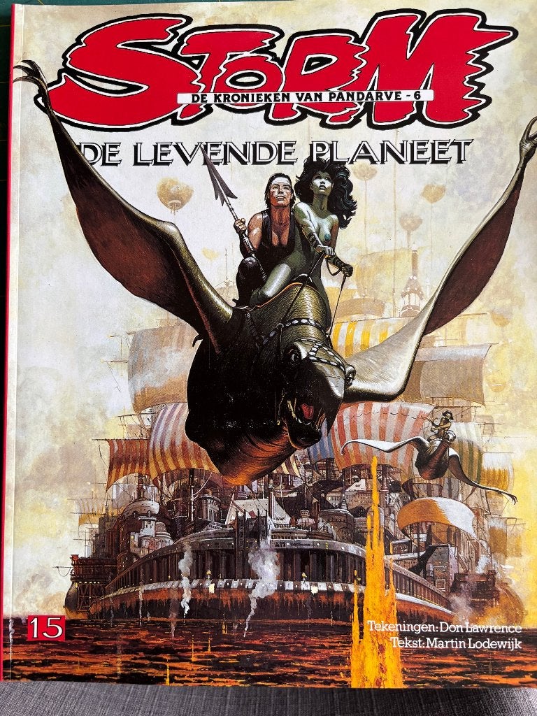 Storm, de levende planeet gesigneerd, Eén stripboek, Ophalen of Verzenden, Zo goed als nieuw, Martin Lodewijk en Don Lawrence