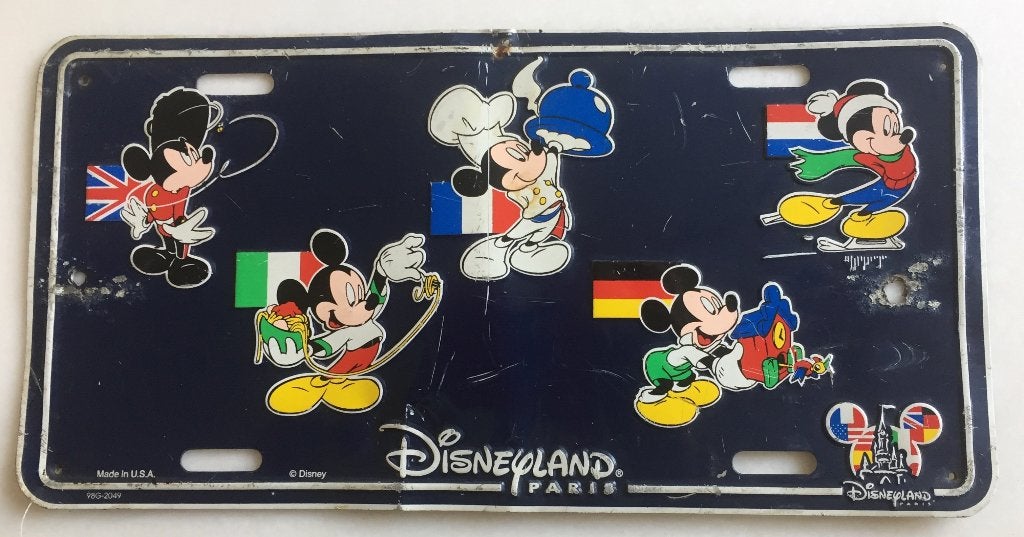 Disney Plaat van blik, Ophalen