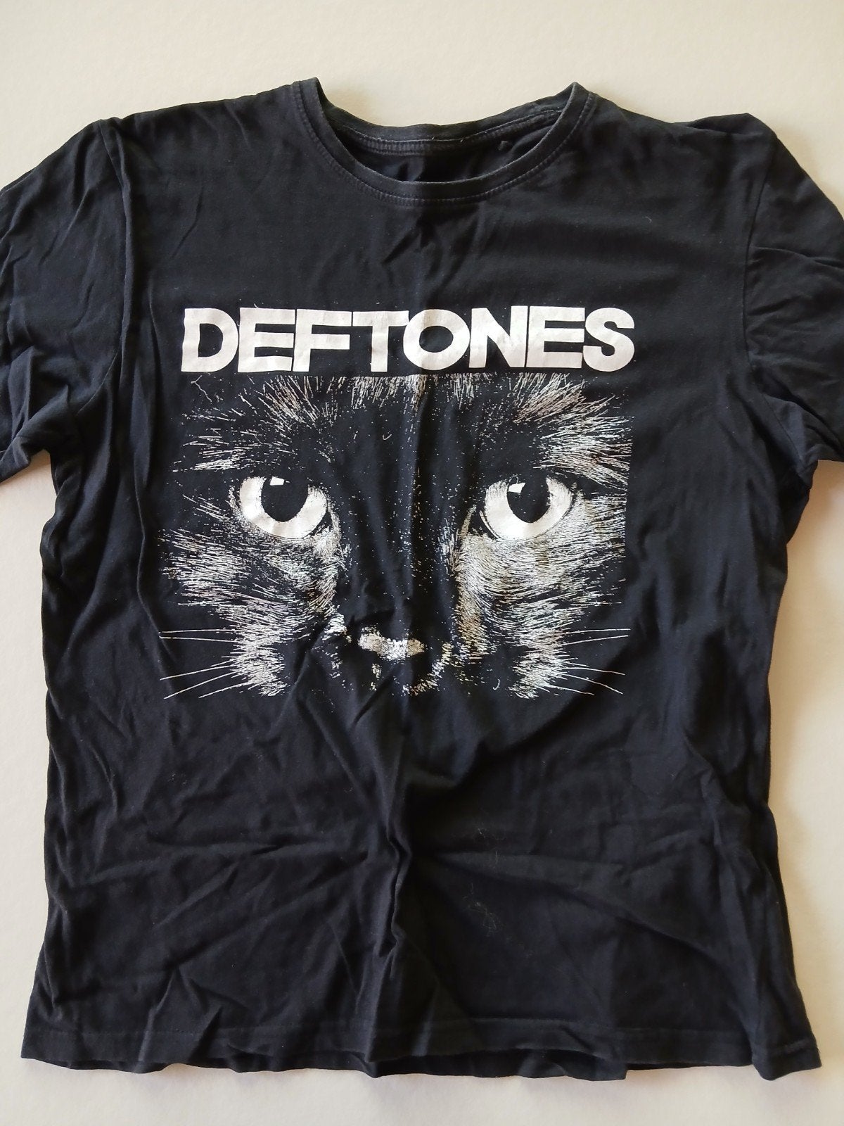 Deftones - vintage t-shirt official M, Ophalen of Verzenden, Gedragen, Maat 48/50 (M), Zwart