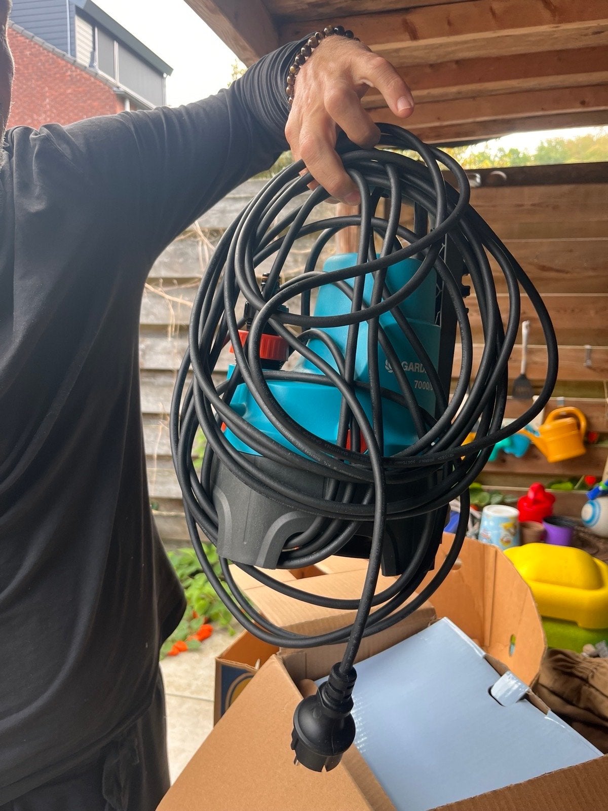Gardena Dompelpomp 7000/D - slechts éénmaal gebruikt, Ophalen of Verzenden, Zo goed als nieuw, Elektrisch, Dompelpomp