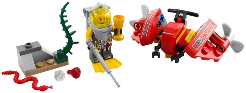 LEGO Atlantis 7976 Ocean Speeder, Overige thema's, Lego, Nieuw, Complete set