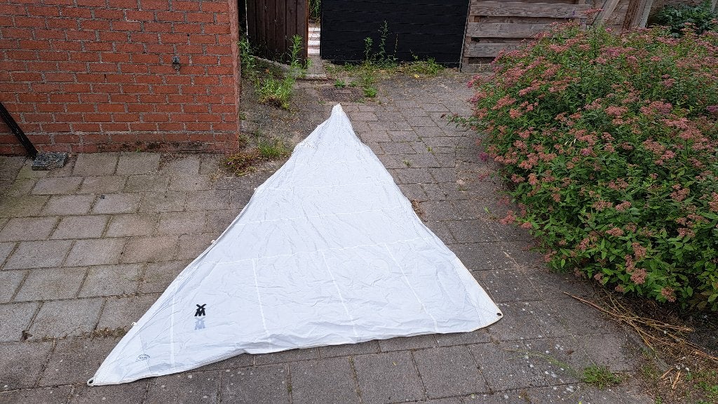 Fok , dacron, Gebruikt, Minder dan 15 m², Ophalen of Verzenden, Genua of Fok