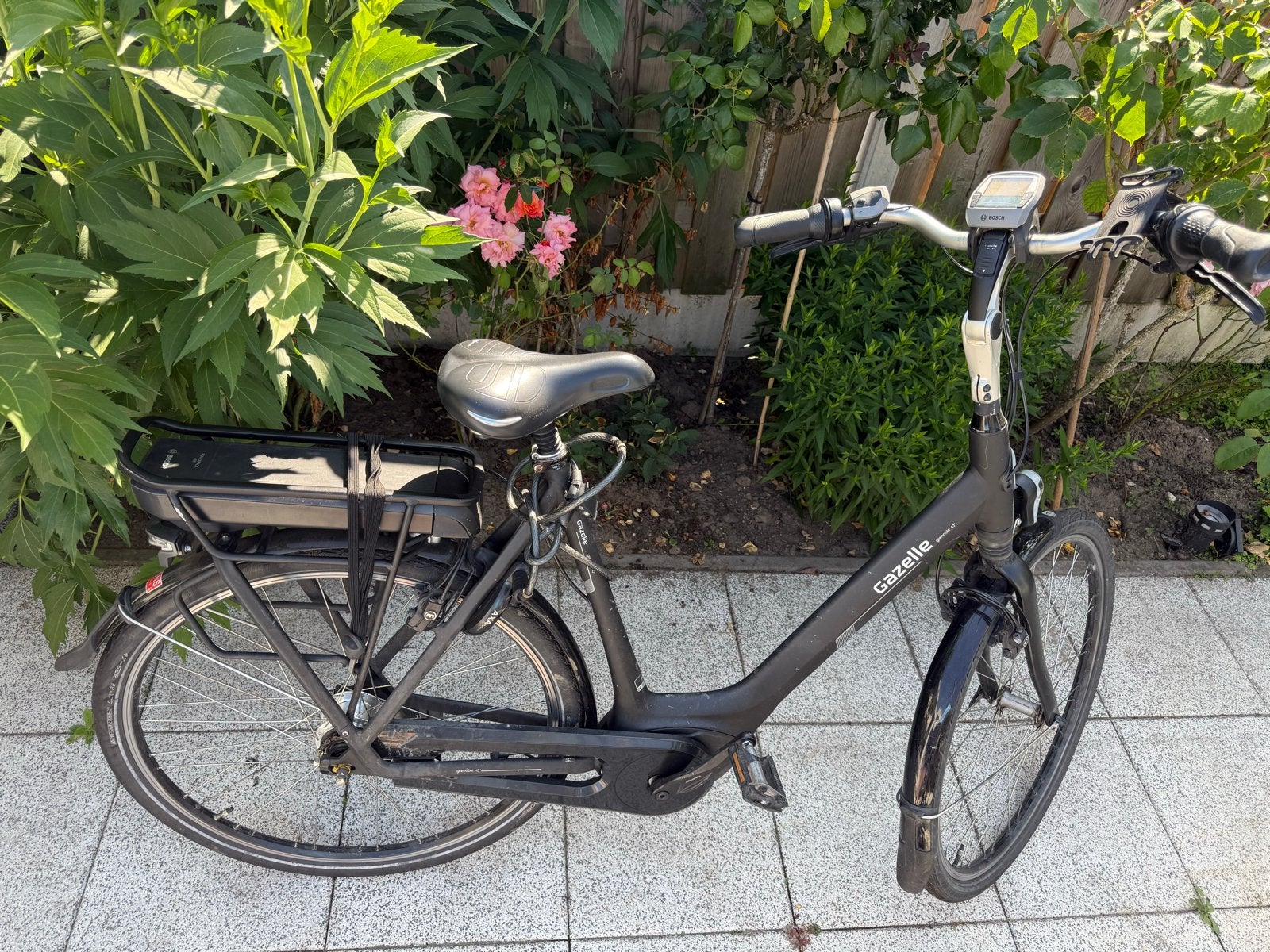 Gazelle elektrische fiets met Bosch PowerPack 400 accu, Fietsen en Brommers, Elektrische fietsen, Gebruikt, Ophalen of Verzenden