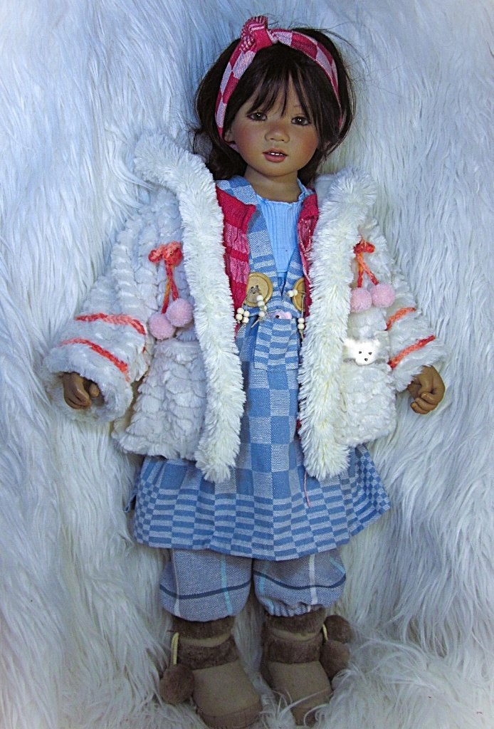 Zomer/winter outfit voor 80-85cm Himstedt Zwergnase poppen, Verzamelen, Poppen, Verzenden, Nieuw, Kleertjes
