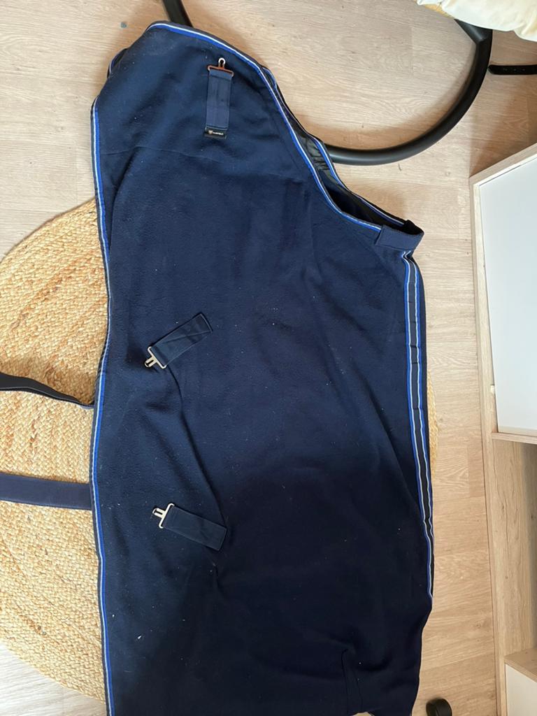 Pony deken 125-168, Dieren en Toebehoren, Overige merken, Zo goed als nieuw, Pony (P), Blauw