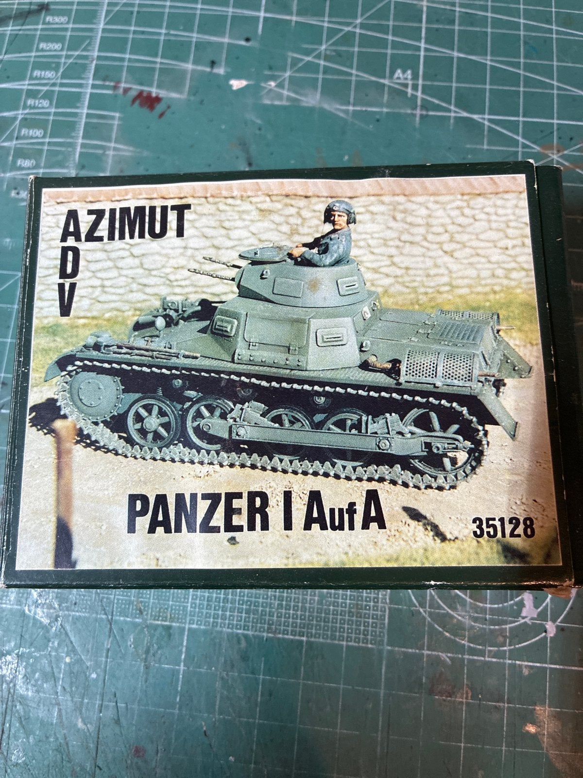 Azimut Panzer I Auf A Modelbouwkit - Nieuw in doos, Overige merken, Tank, 1:32 tot 1:50, Nieuw