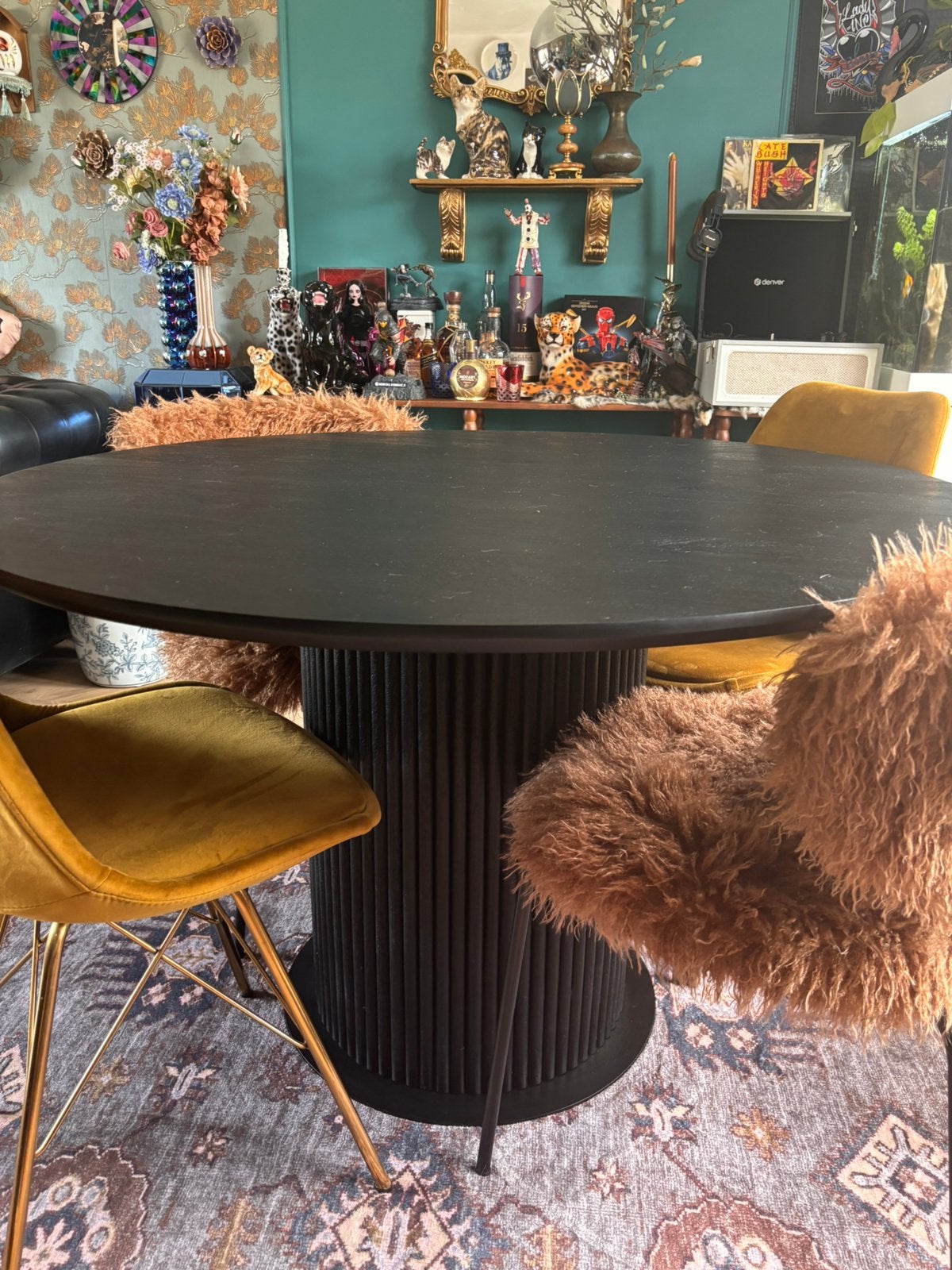 Eetkamerstoelen 4x totaalprijs €55, Ophalen, Zo goed als nieuw, Overige kleuren