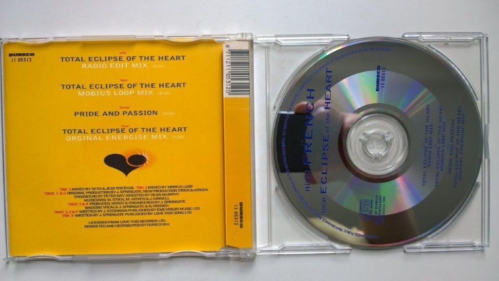 Nicki French - Total Eclipse Of The Heart, Maxi-single, Ophalen of Verzenden, Zo goed als nieuw, 1 single