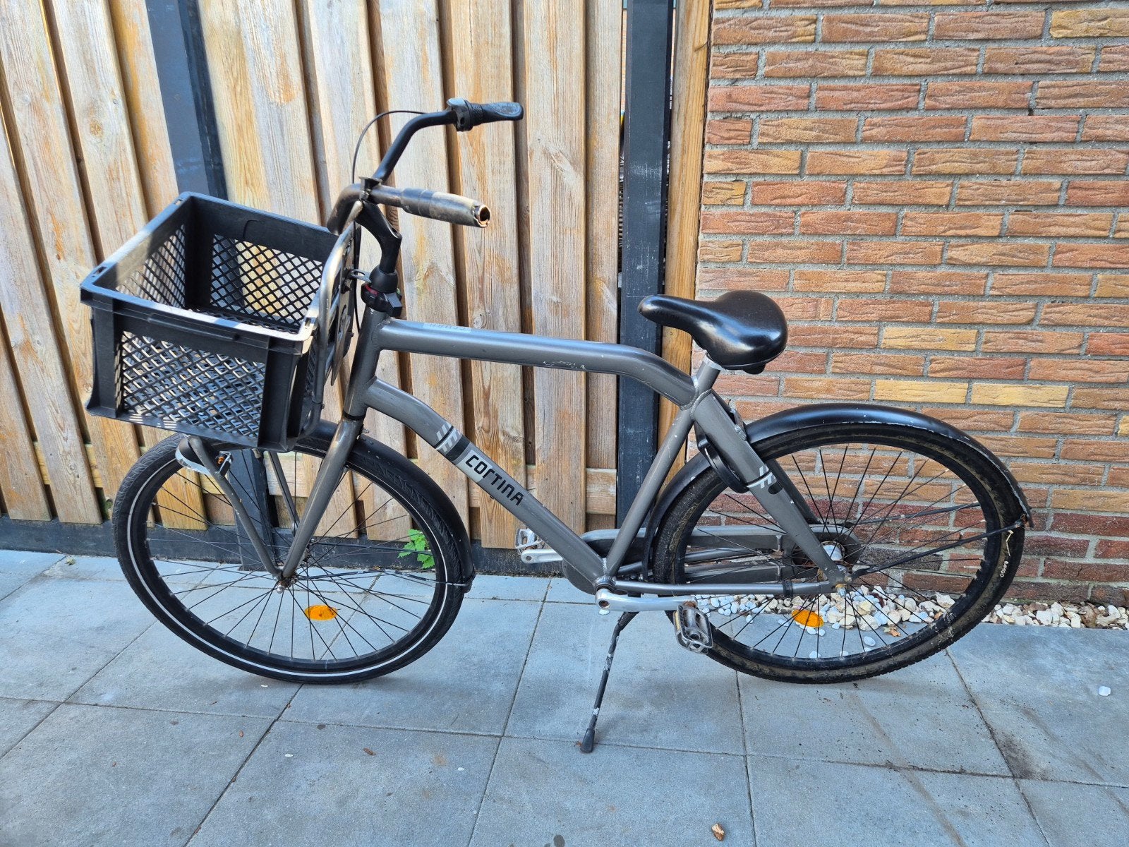 Cortina fiets met mand - Gebruikt, Ophalen