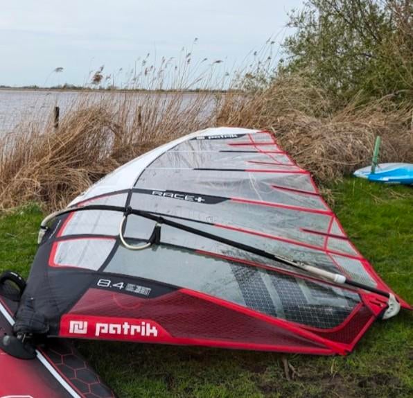 Patrik race+ 8.4 & 490 sdm Patrik mast, Ophalen, Met draagtas, 7 m² of meer, Zo goed als nieuw