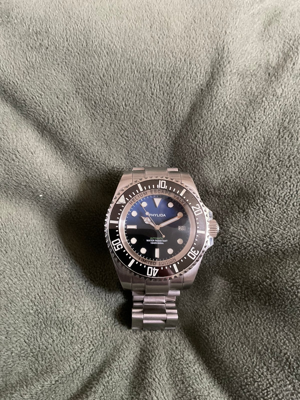 Deep sea duikhorloge automaat 500 m!, Verzenden, Staal, Seiko