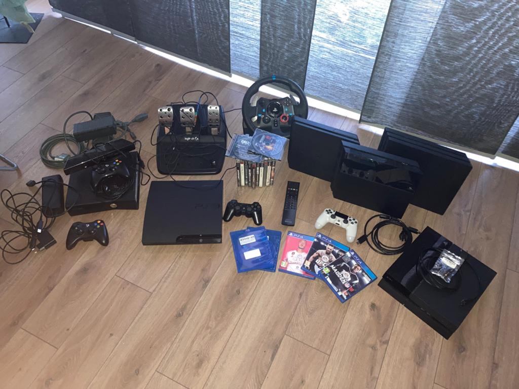 Partij consoles ps3/ps4/pro/xbox360, Ophalen, Sony, Gebruikt