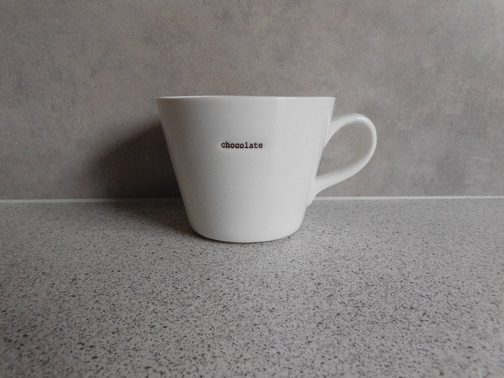 Mug 350 ml. Chocolat MIA Keith Brymer, Keramiek, Ophalen of Verzenden, Zo goed als nieuw, Overige stijlen