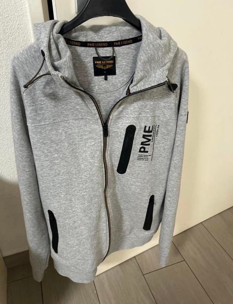 PME Legend Hoodie Grijs Maat M, Kleding | Heren, Jassen | Zomer, Zo goed als nieuw, Grijs, Ophalen of Verzenden