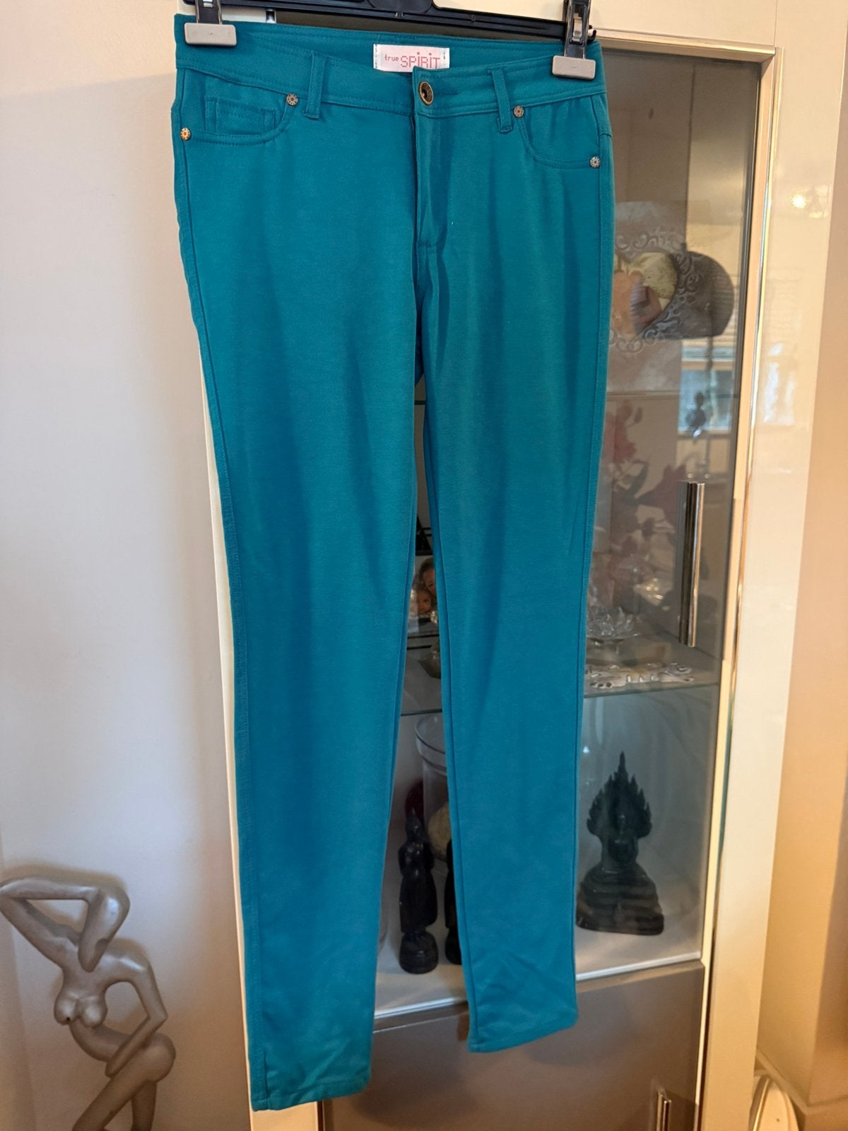 Stijlvolle turquoise broek van True Spirit maat M, Kleding | Dames, Blauw, Ophalen of Verzenden, Zo goed als nieuw, Maat 36 (S)