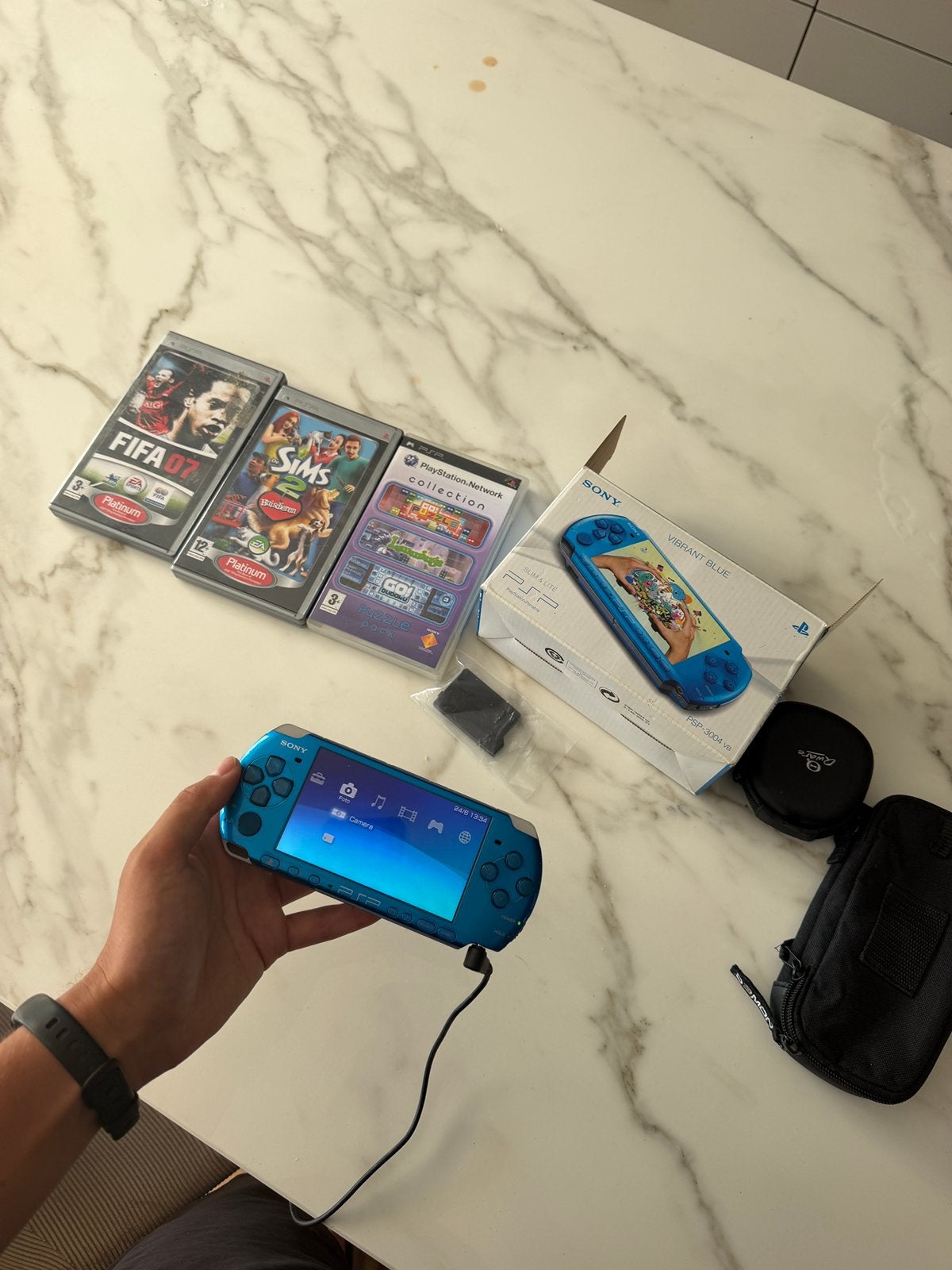 PlayStation Portable (PSP) + originele doos, Ophalen of Verzenden, Zo goed als nieuw