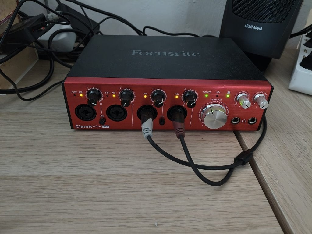 Focusrite Clarett 4 pre, Ophalen of Verzenden, Zo goed als nieuw, Audio