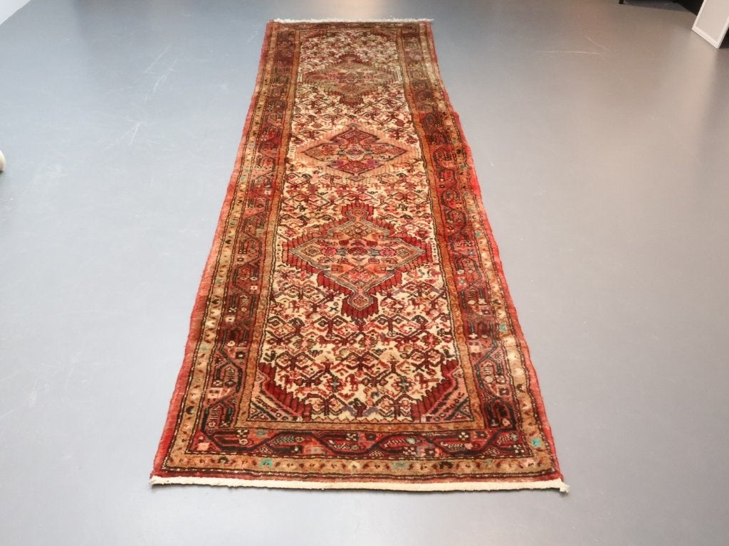 Vintage loper | 100% wol | Iran, Ophalen, ., 200 cm of meer, 50 tot 100 cm