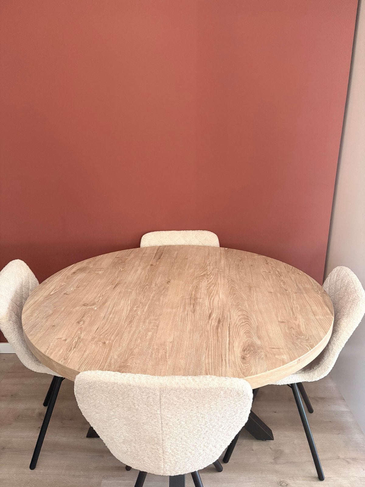 Eetkamertafel, Ophalen, Zo goed als nieuw, Stof, Vier