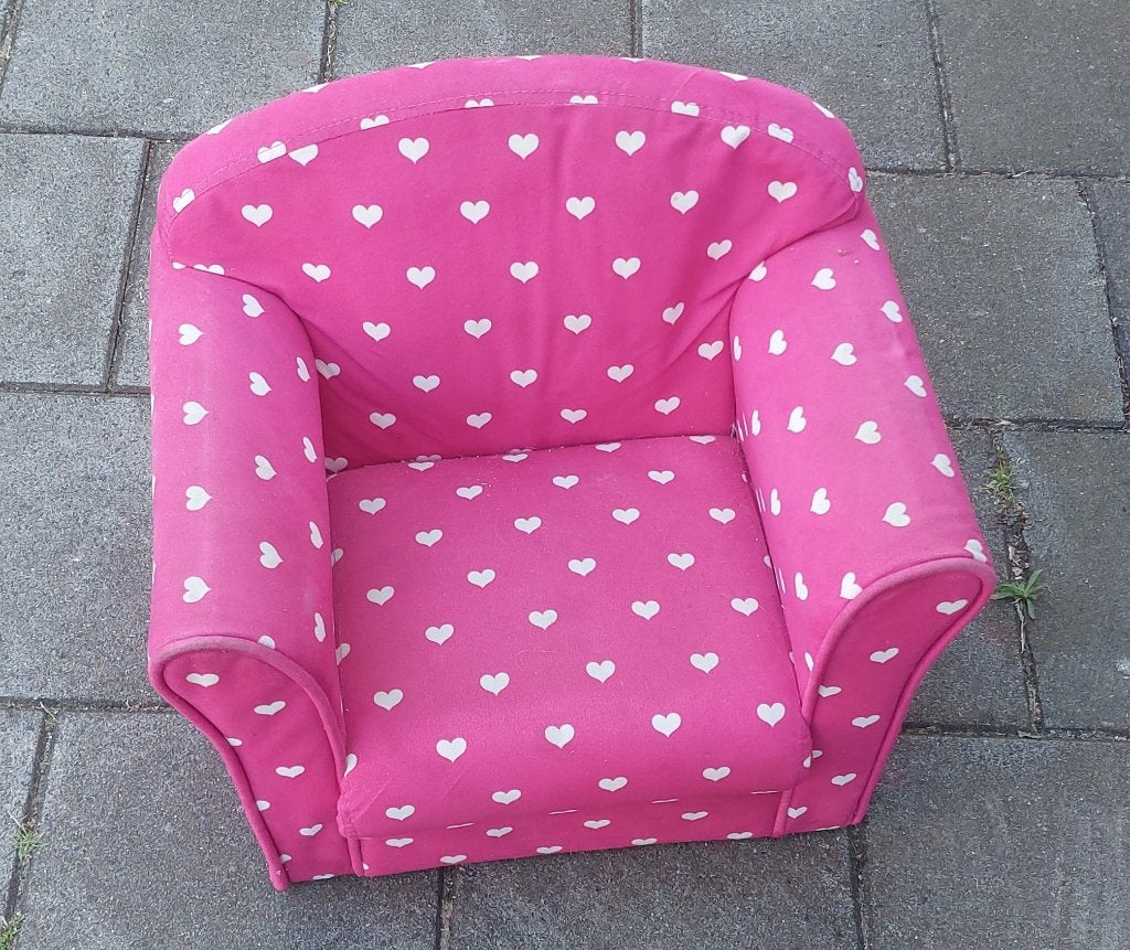 Atmosphera kinderzetel roze hartjes, Kinderen en Baby's, Ophalen of Verzenden, Meegroeistoel