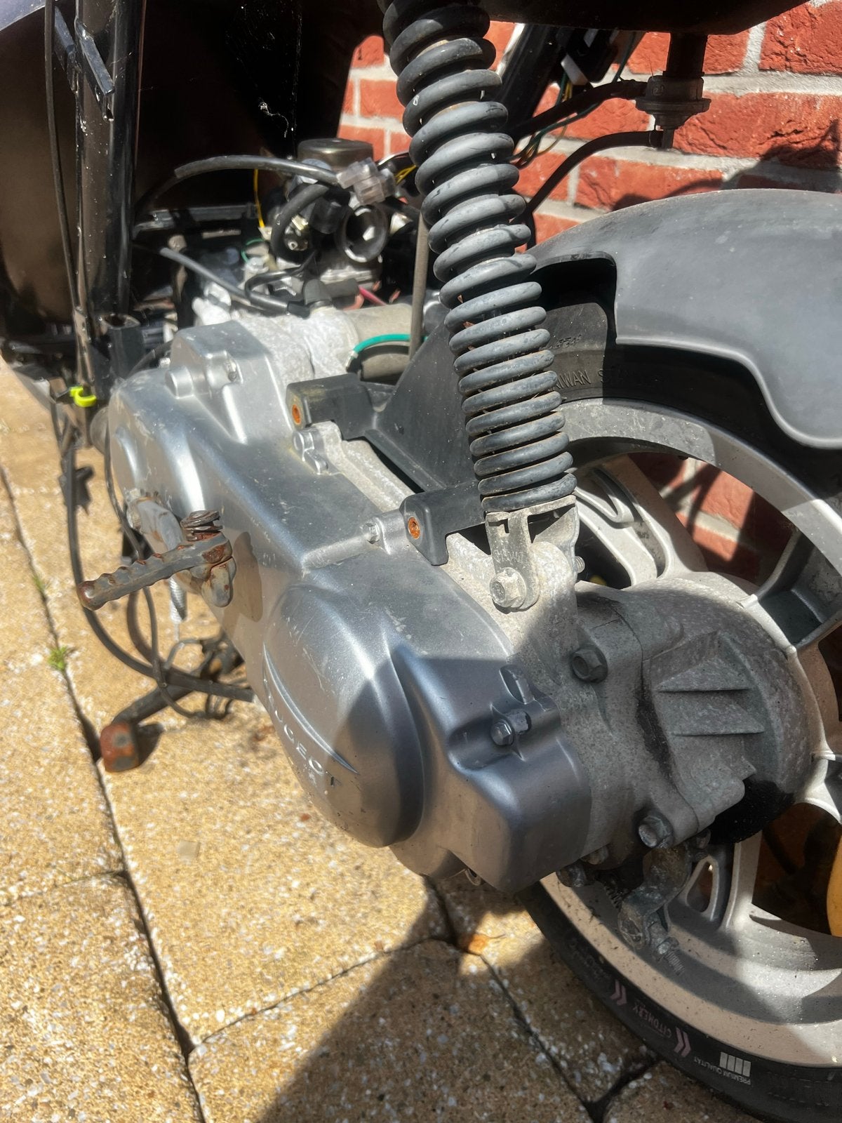 Peugeot Kisbee onderdelen of complete scooter (zonder kappen, Ophalen of Verzenden, Gebruikt, Overige typen, Peugeot