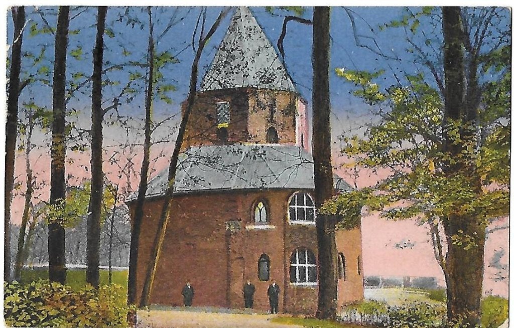 Nijmegen Valkhof Kapel Oude Gelopen Ansichtkaart ( B323 ), Ophalen of Verzenden, 1940 tot 1960, Gelopen, Gelderland