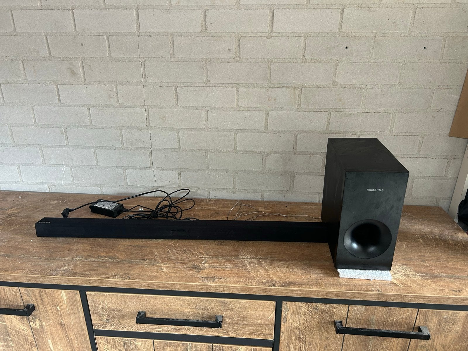 Samsung Soundbar met subwoofer, Ophalen, Met externe subwoofer, Gebruikt