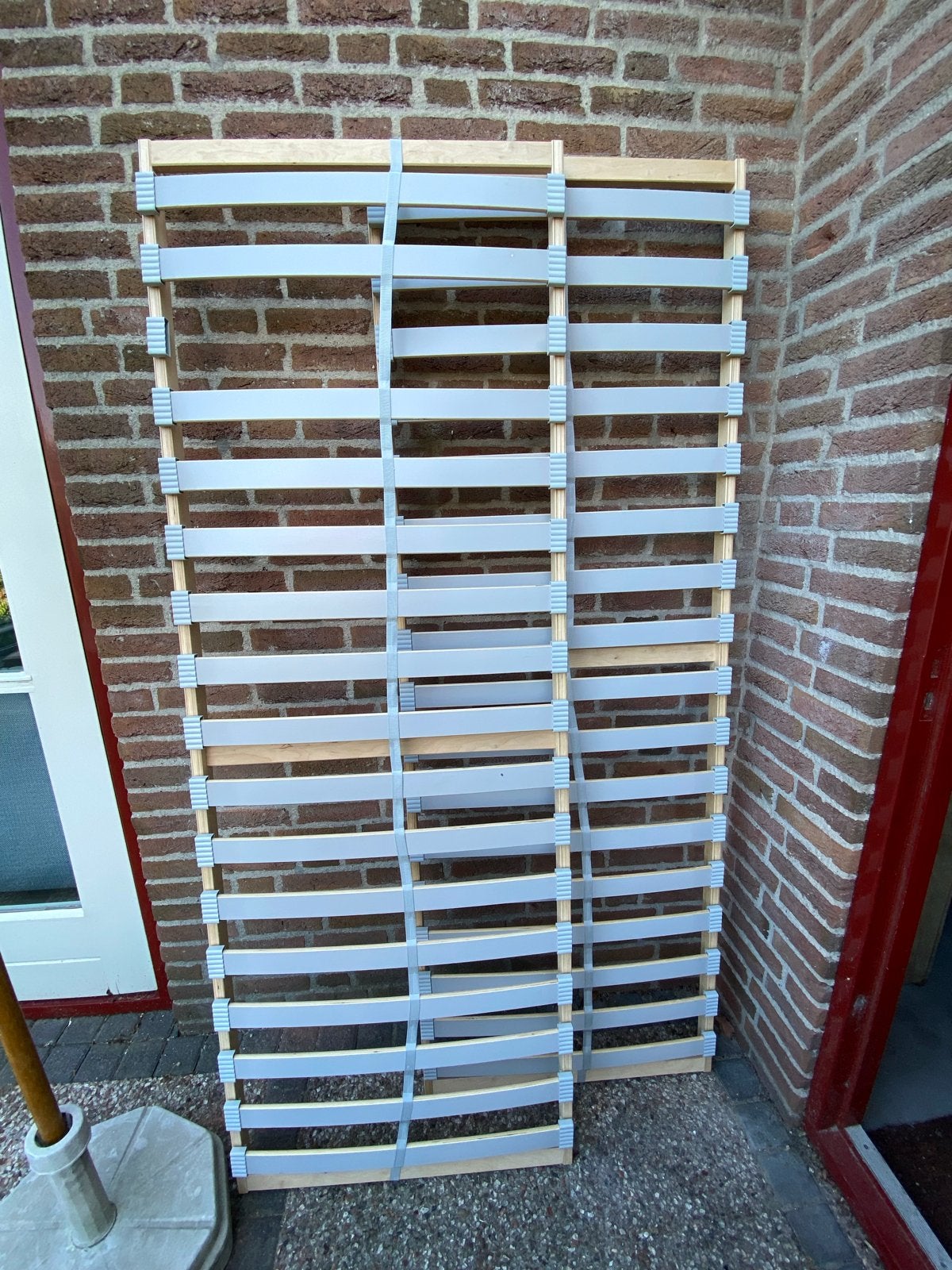 2x Lattenbodem 70x200 cm, Huis en Inrichting, Slaapkamer | Matrassen en Bedbodems, Ophalen, Gebruikt, 70 cm of minder, Twijfelaar