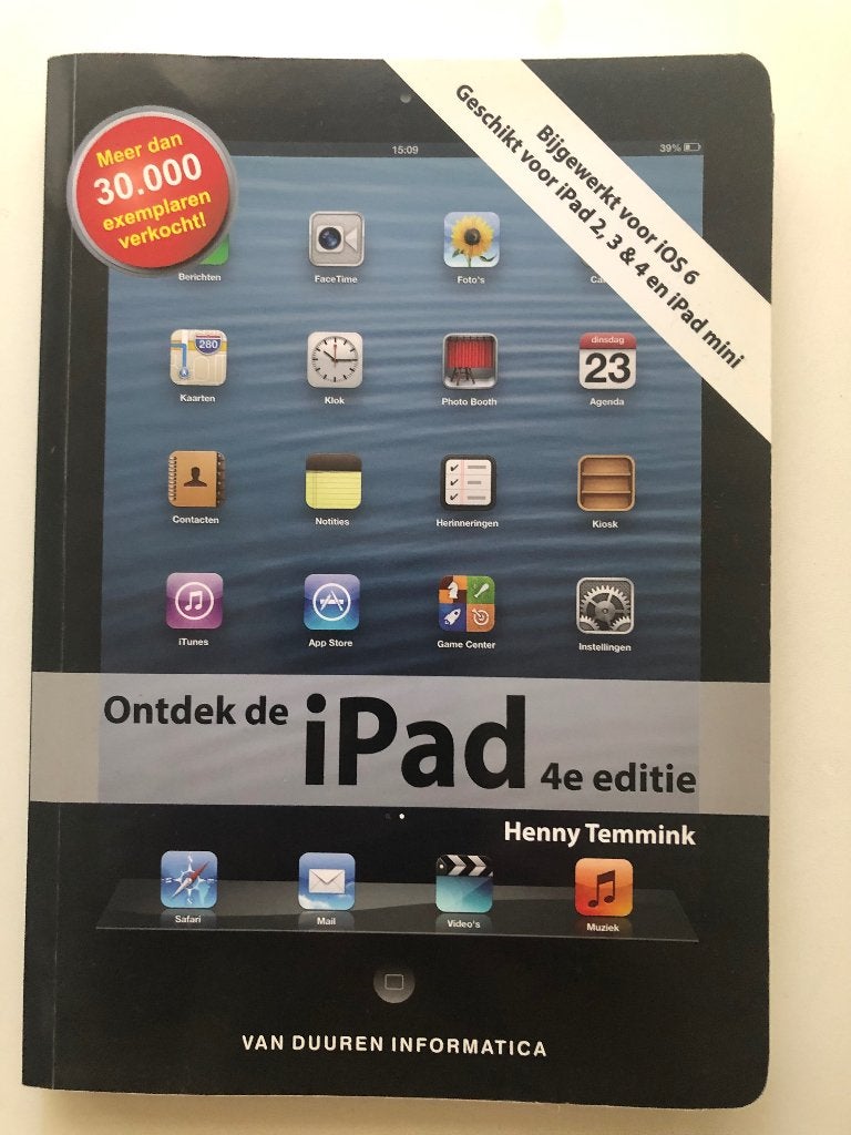 Boek: Ontdek de iPad (4e editie) – Van Duuren Informatica, Boeken, Romans, Zo goed als nieuw, Nederland, Ophalen of Verzenden