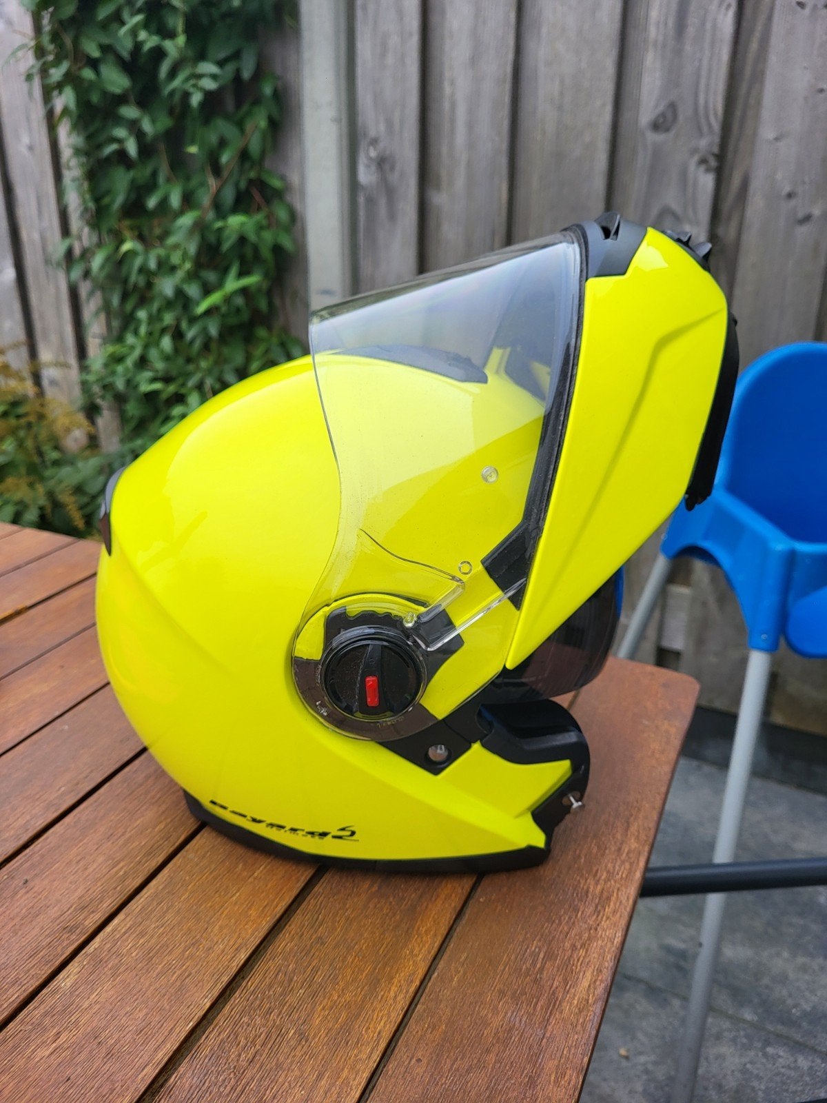 Bayard Systeemhelm Geel - Maat M, M, Systeemhelm, Dames, Tweedehands