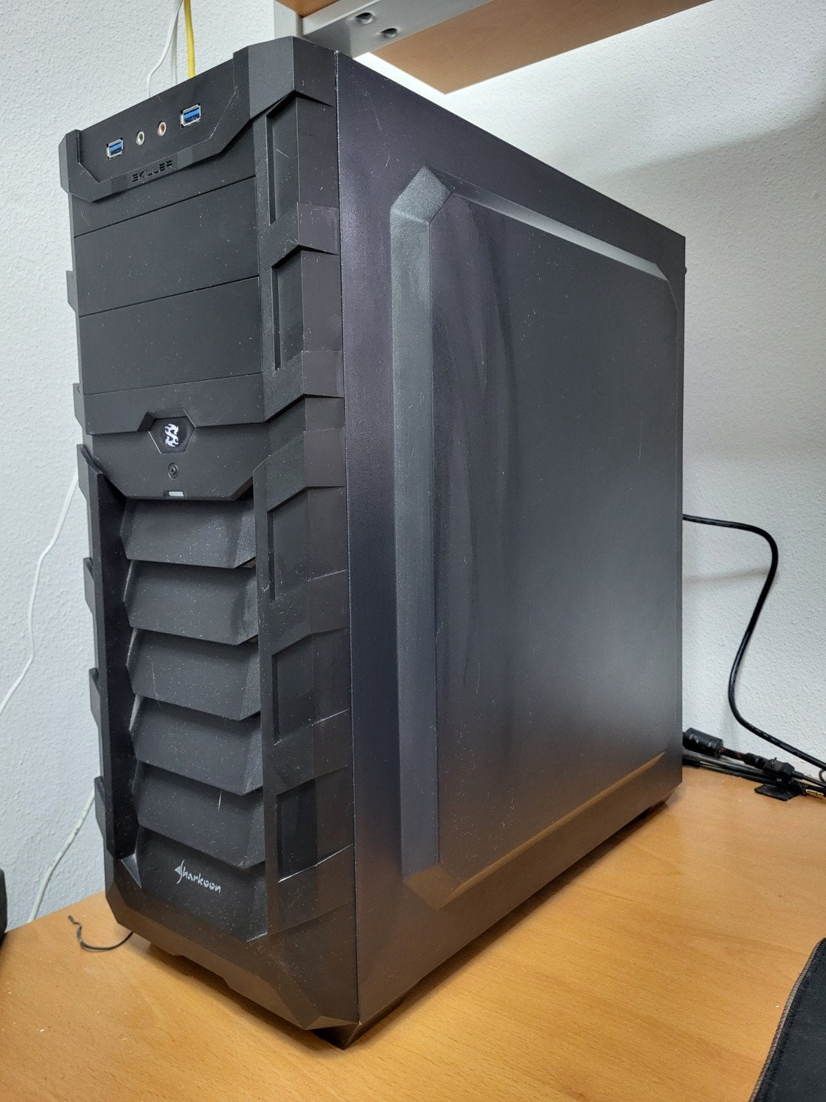Gaming PC - Intel i7-9700K, RTX 3070, 16GB DDR4, 2.5TB, Ophalen, Sharkoon, Zo goed als nieuw, 2.5 TB (500GB SSD + 2TB HDD)