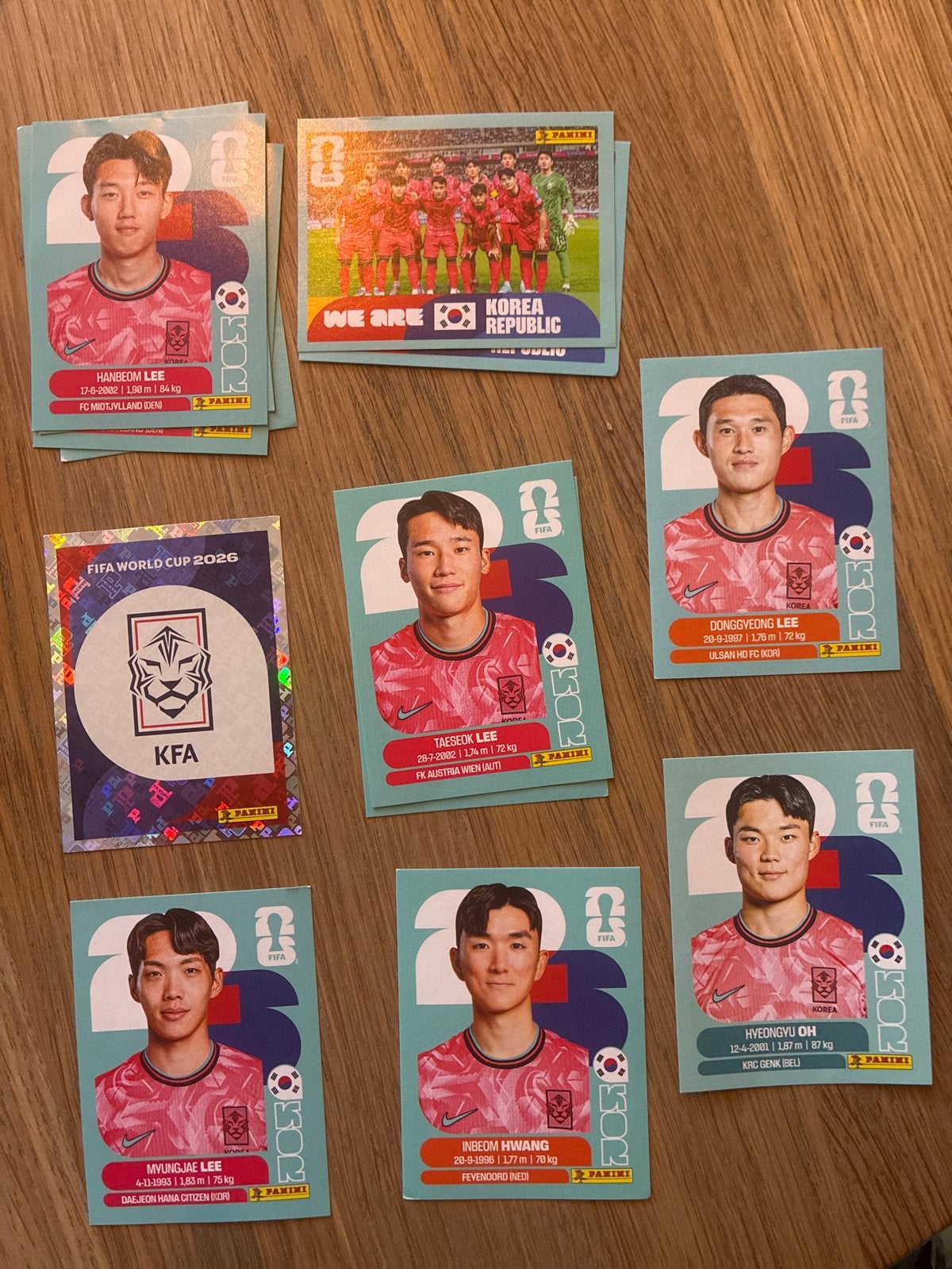 Panini FIFA World Cup 2026 Zuid-Korea Voetbalplaatjes, Ophalen of Verzenden, Nieuw, Buitenlandse clubs, Poster, Plaatje of Sticker