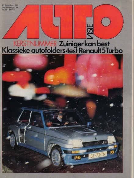 Autovisie 26 1980 : Renault 5 Turbo - Datsun Laurel, Ophalen of Verzenden, Gelezen, Algemeen