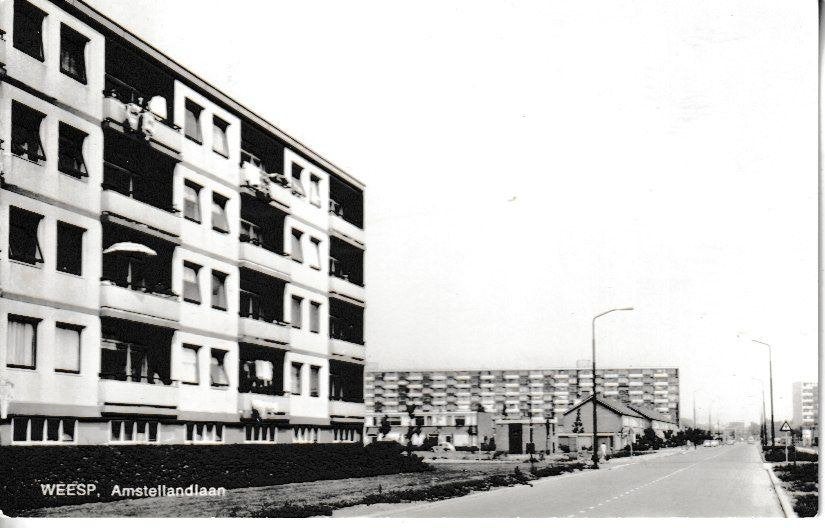 WEESP - AMSTELLANDLAAN, Ophalen of Verzenden, Ongelopen, Noord-Holland