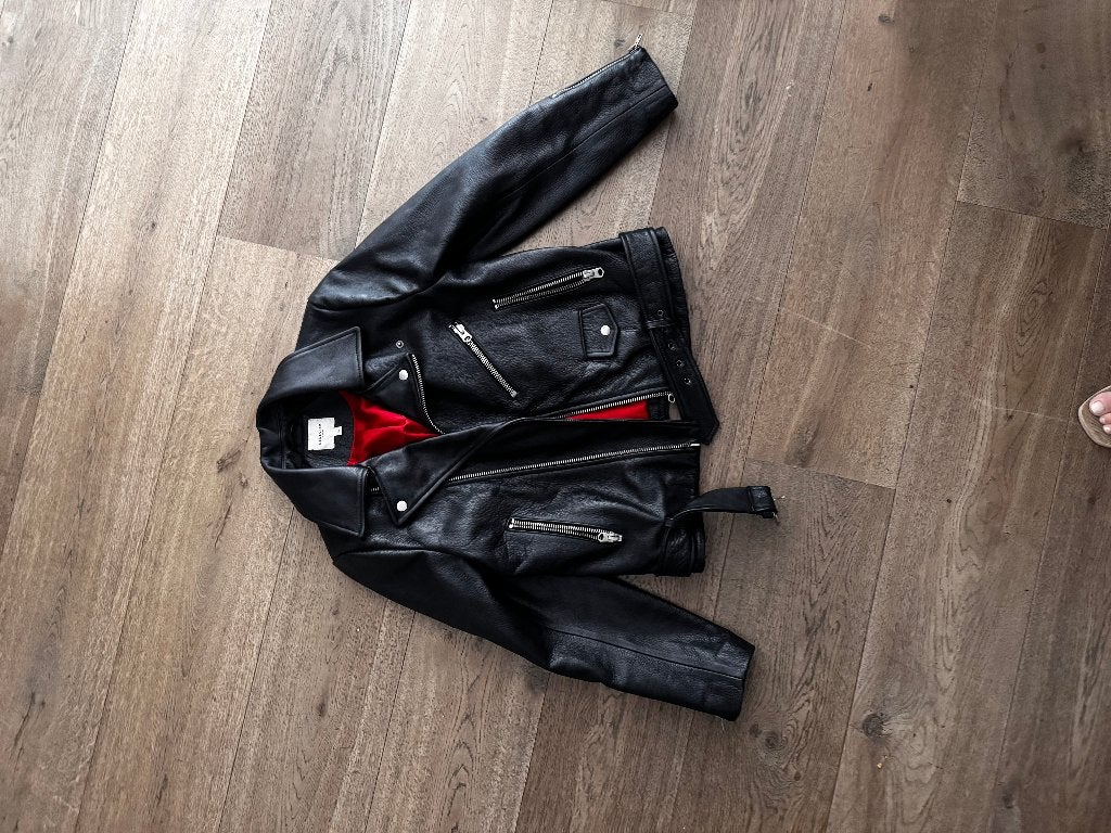 leren jas dames, Maat 38/40 (M), Zwart, Selected Femme, Ophalen of Verzenden