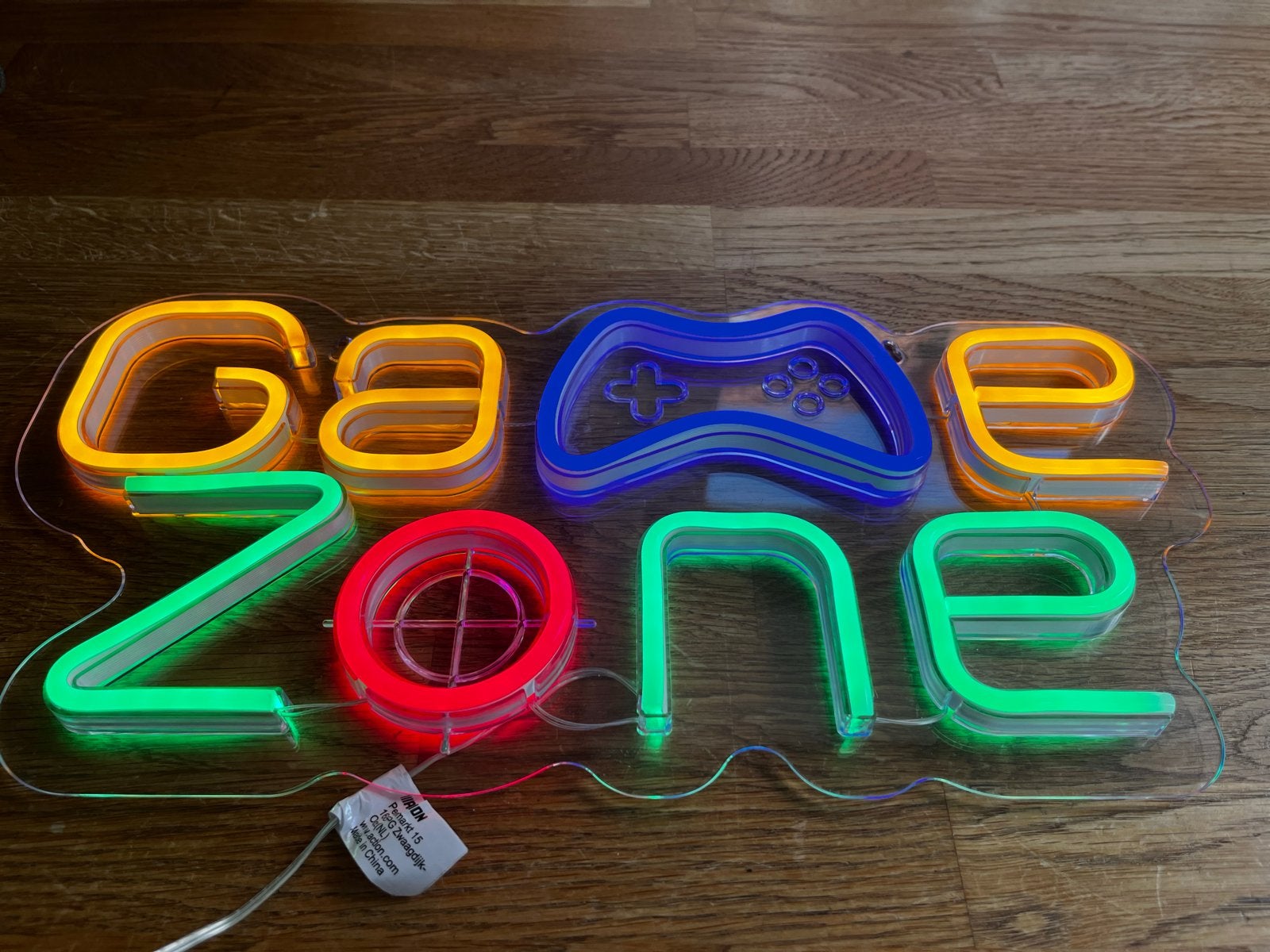 Game Zone Neon LED Lichtbord met USB Aansluiting, Ophalen, Overige merken, Zo goed als nieuw