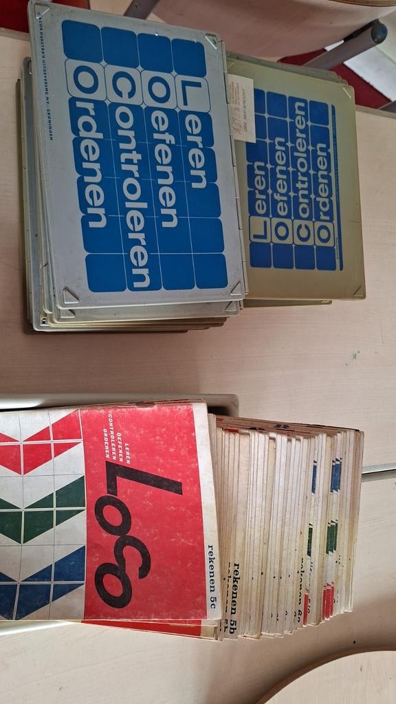 Vintage Leren Oefenen Controleren Ordenen rekenboeken, Boeken, Gelezen, Jacob Dijkstra's Uitgeversmij N.V., Wiskunde A, Ophalen of Verzenden