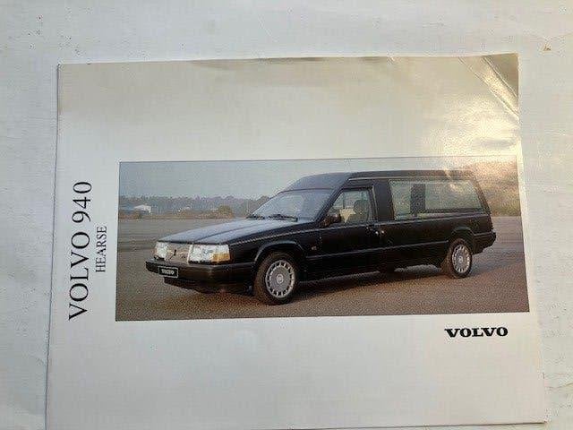 Volvo 940   Hearse brochure   1992   NL, Volvo, Zo goed als nieuw, Volvo, Ophalen of Verzenden