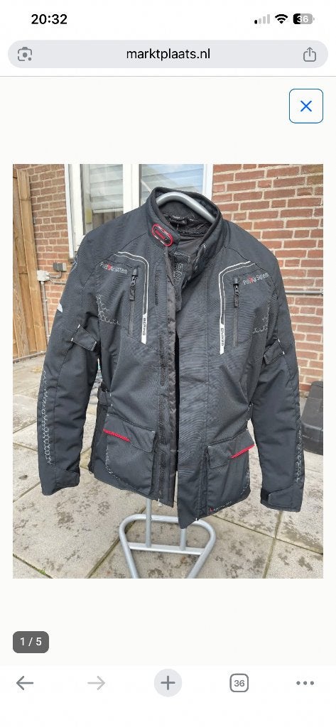Bering motorjas, Ophalen, Nieuw zonder kaartje, Jas | textiel, Bering