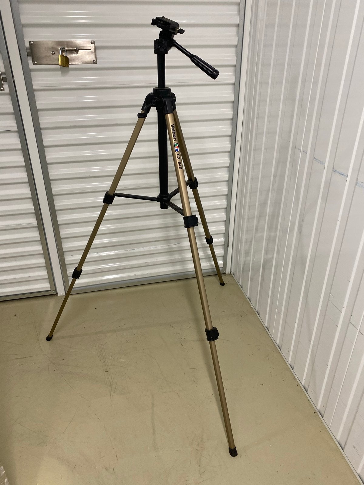 Velbon CX 640 Professioneel Camerastatief - Zo goed als nieu, Met waterpas, Velbon, Zo goed als nieuw, Ophalen of Verzenden