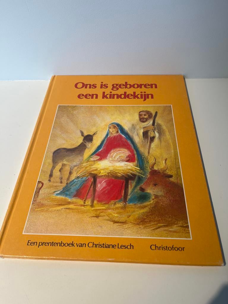 Ons is geboren een kindekijn - Prentenboek Kerstverhaal, Boeken, Ophalen of Verzenden, Zo goed als nieuw, Prentenboek