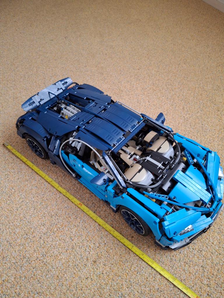 Te koop aangeboden Bugati model bouw, Ophalen of Verzenden, Groter dan 1:32, Auto, Overige merken