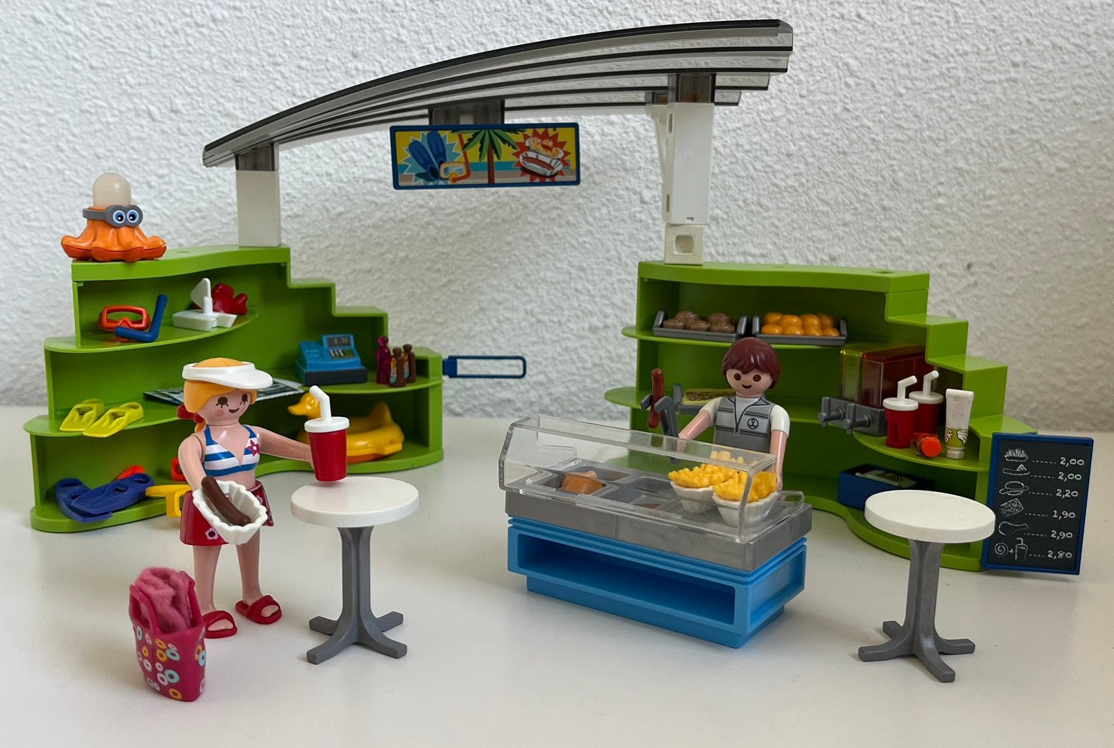 Playmobil 6672, Winkel met Snackbar., Kinderen en Baby's, Gebruikt, Complete set, Overige typen, Ophalen of Verzenden