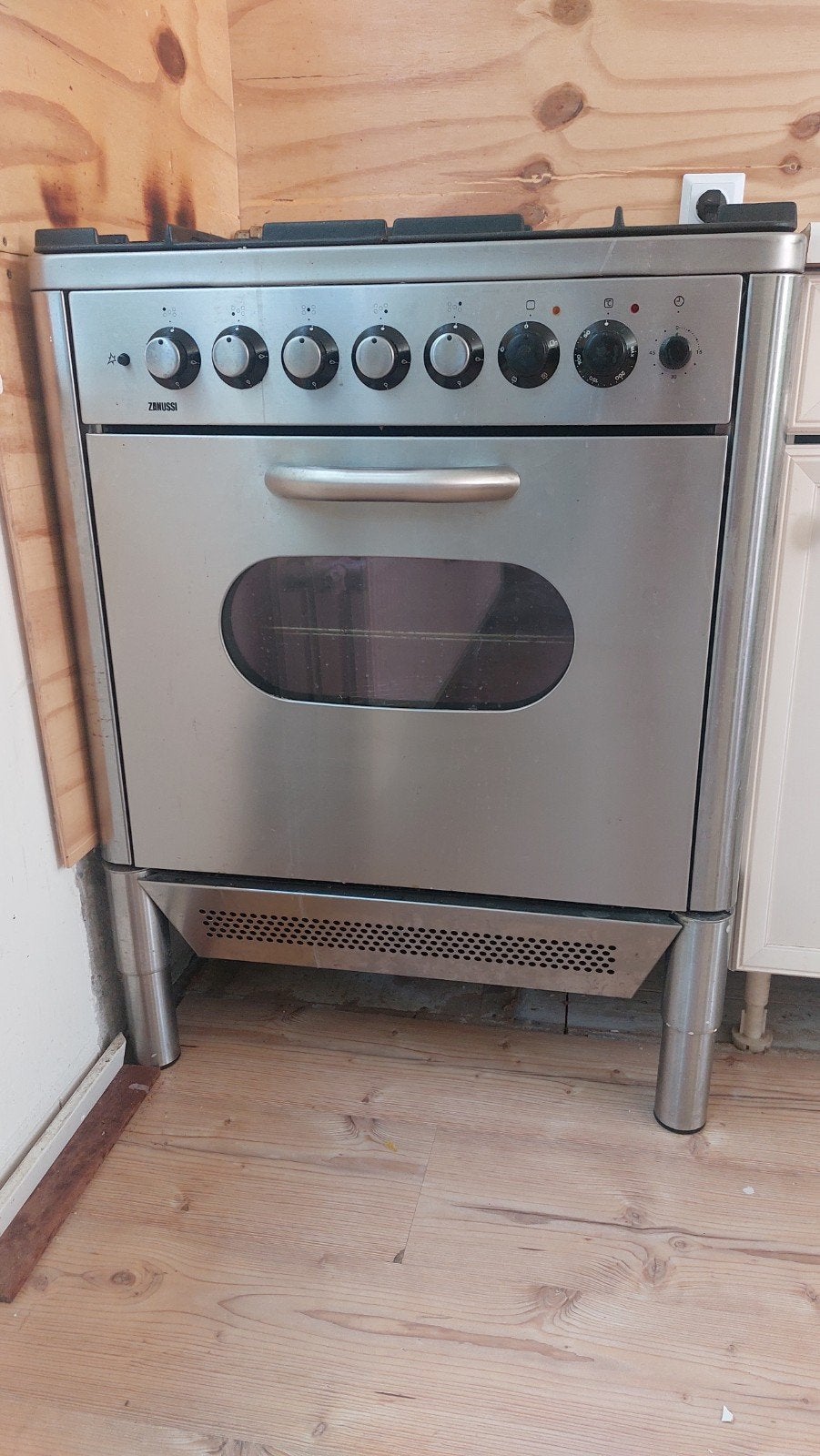 Los gasfornuis oven combi 5 pits industrieel fornuis kook, Ophalen, 4 kookzones, Gas, Vrijstaand