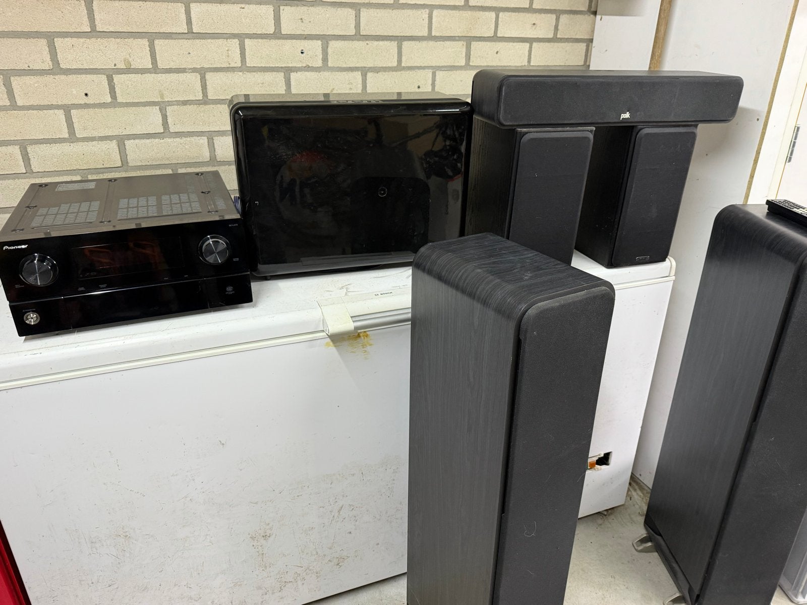 Pioneer SC-LX72 Receiver met Monitor Audio en Polk Speakers, Ophalen of Verzenden, Pioneer, 120 watt of meer, Gebruikt