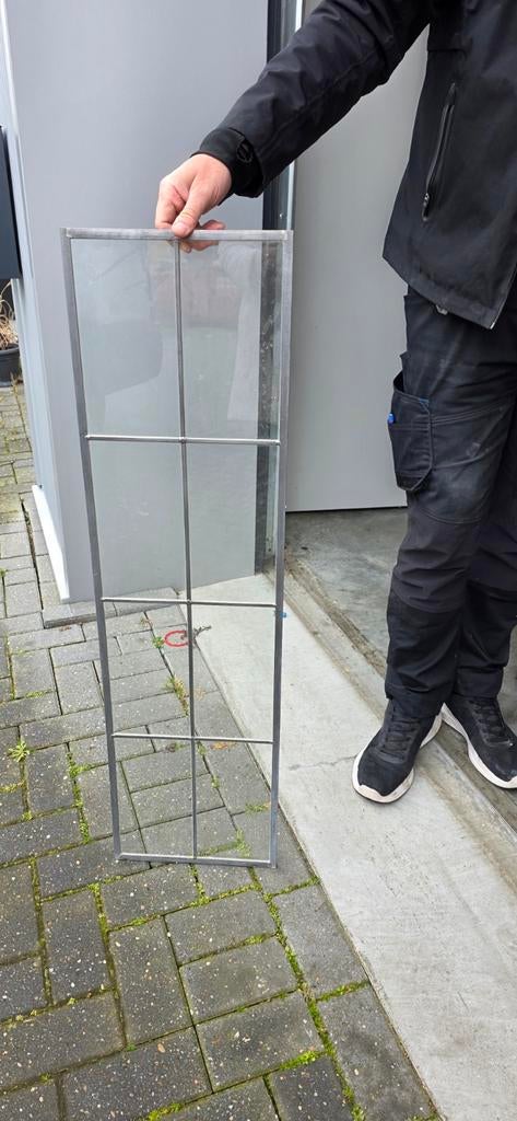 Glas in lood 2 stuks, Huis en Inrichting, Kasten | Vitrinekasten, Minder dan 50 cm, 100 tot 150 cm, Ophalen of Verzenden, Glas