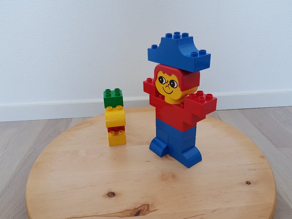 Lego duplo set 1483 Zeeman en papegaai, Gebruikt, Ophalen of Verzenden, Compleet, Duplo